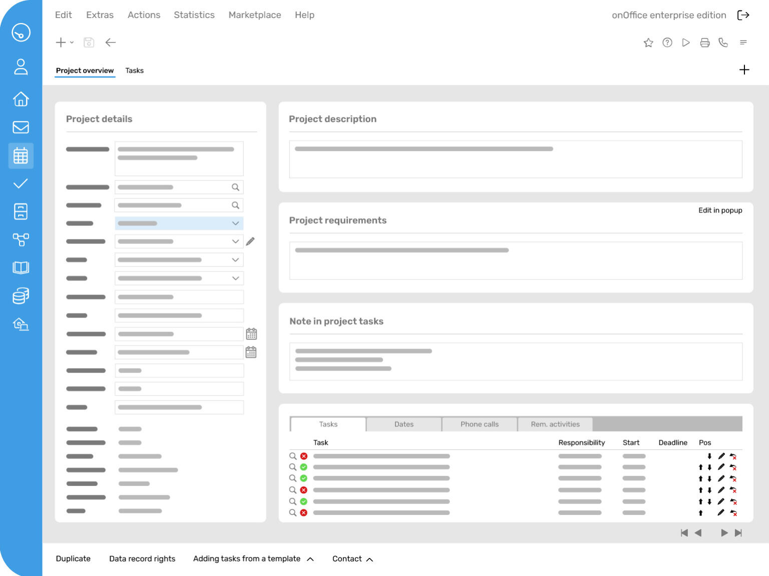 Project Management - onOffice enterprise